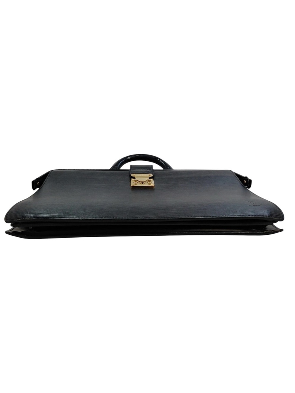 Louis Vuitton Black Epi Leather Serviette Fermoir Briefcase - Picture 4 of 11